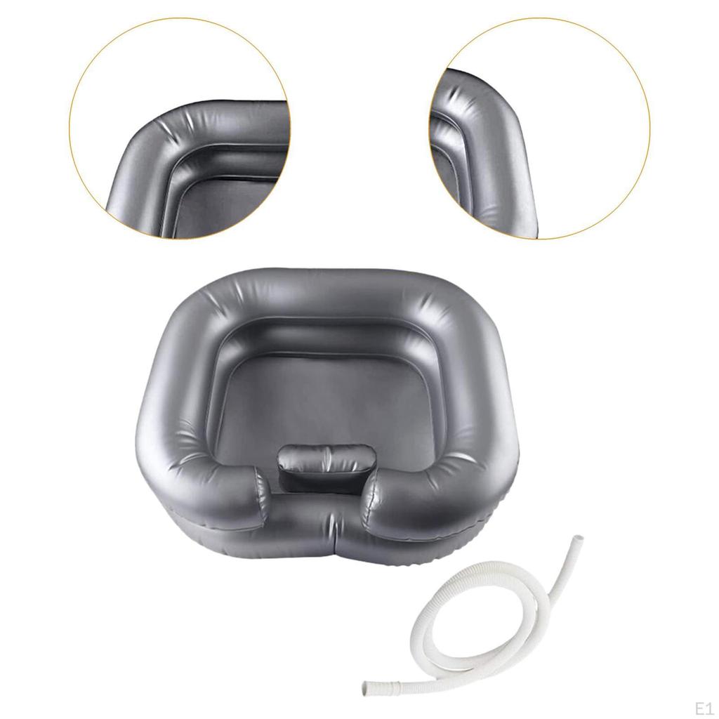 Nadmuchiwana miska do mycia włosów przy łóżku, przenośna miska do mycia włosów w łóżku