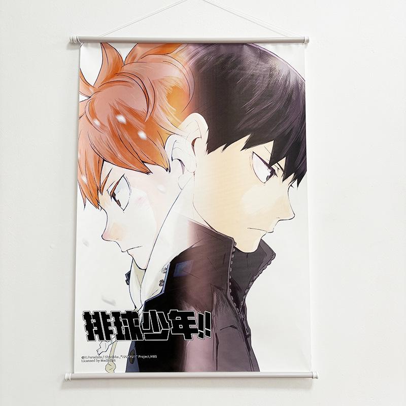 Official Haikyuu!! Hinata & Kageyama Aluminum Wall Scroll Canvas Approx. 60*85CM