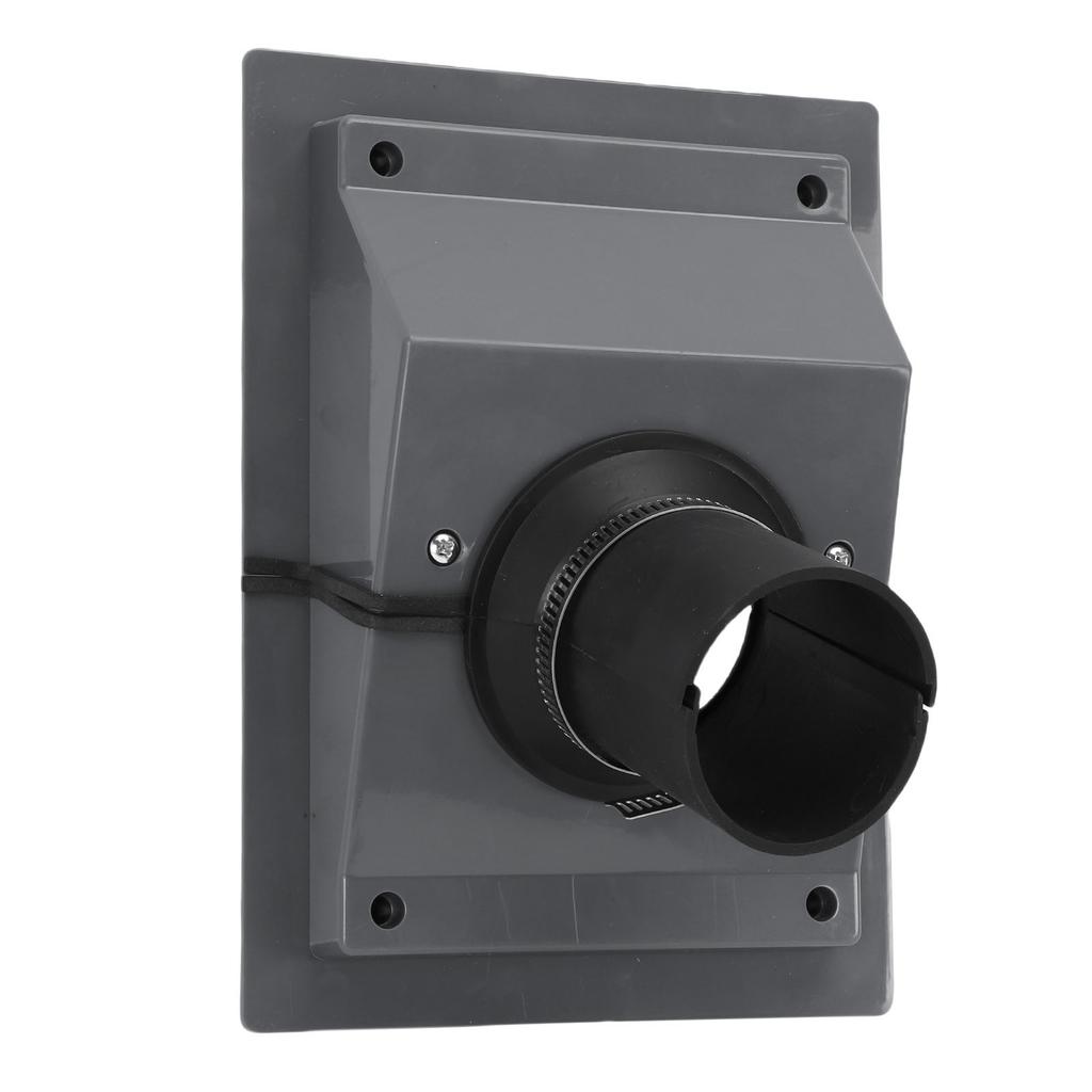 HVAC Wall Penetration Line Set Cover Kit Plastic Split AC Line Set Wall Cover with Soft Gasket for Indoor Outdoor Conditioner