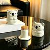 Cutie Scobitori cu Capac Koala Rezistent la Praf Scobitori Bețișoare de Bumbac Cercei Obiecte Mici Suport Igienic Ornament de Birou