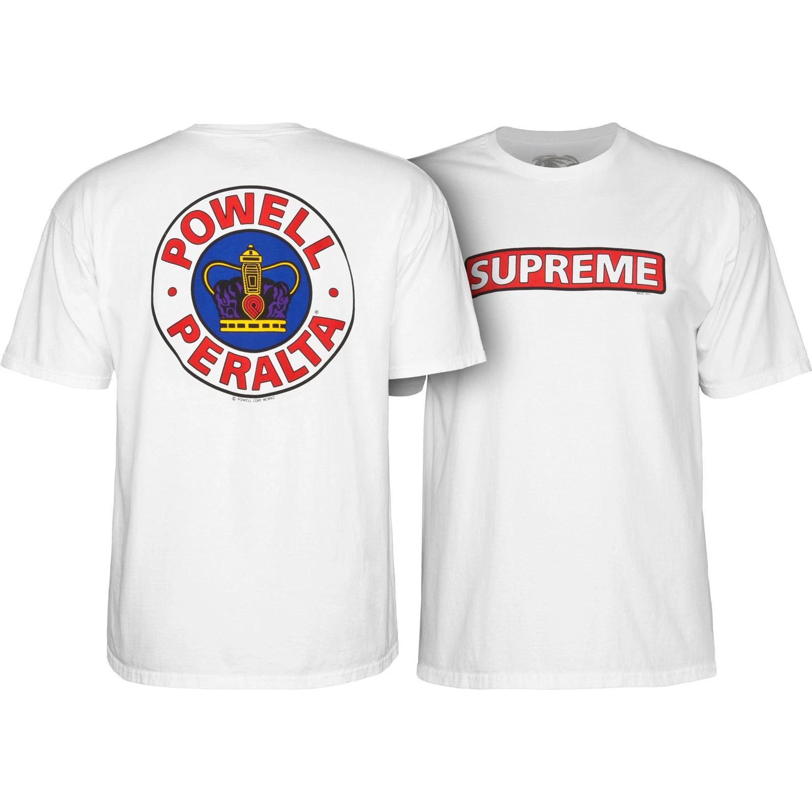 Powell Peralta Skateboards Shirt Supreme White S