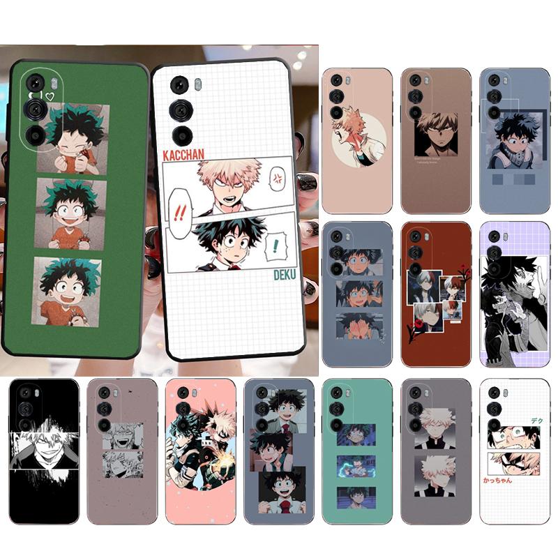 Phone Case For Motorola Edge 50 40 Pro 60 50 40 30 Ultra Neo Fusion Moto G85 G72 G53 G54 G84 G13 G32 Anime My Hero Academia