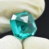 Stunning   10.55 Ct Green Garnet Square Shape Loose Natural Gemstone