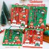 6Pcs/set Stationery Christmas Stationery Set Sharpener Study Stationery Set  Christmas