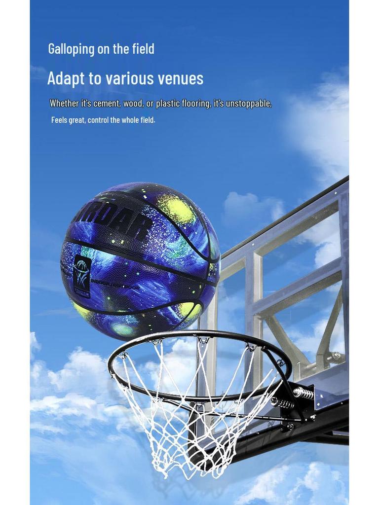 Moisture-Wicking Size 7 Adult & Size 5 Kids Non-Slip Basketball for Training and Competition