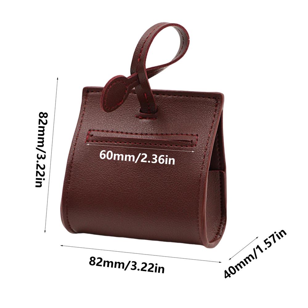 PU Dog Poop Bag Dispenser Portable Pet Waste Bag Dispenser Multipurpose Outdoor Dog Poop Bag Holder Square Poop Bag Holder