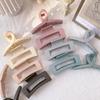 Bold Matte Square Hair Clip Daily Hair Clip