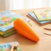 Soft Squeeze Carrot Shaped Stress Relief Toy Sensory Squishy Toy for Hand Exercise and Relaxation Durable Flexible Material