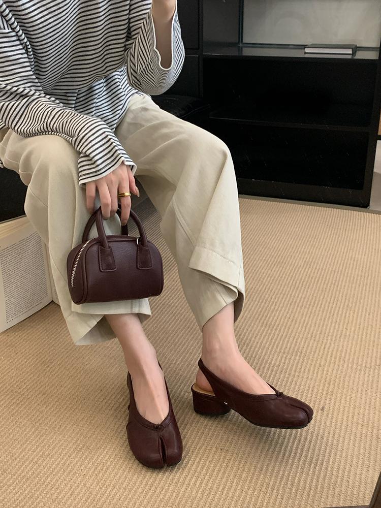 Fashion Vintage Japanese Style Sandals Women Fashion Round Toe Ankle Strap Buckle Casual Shoes Elegant Comfortable Sandalias De Mujer