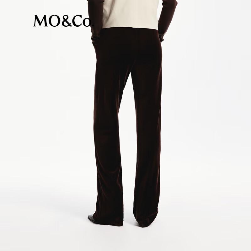 MO&Co. 2024 Autumn Loose Straight Cotton Pants