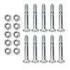 Ten Piece Set of Replacement Shear Pins/Nuts for Ariens/For Model Compatibility Including Number Ranges like51415 51515