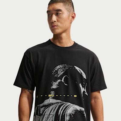 Nike T Shirts Men s Black Crew Neck M