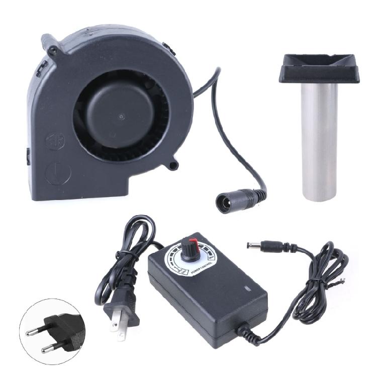 DC12V Bearing Blower Fan 9733 97x97x33mm 9.7cm 2A 110V 220V Powered Turbofan Cooking Air Blower