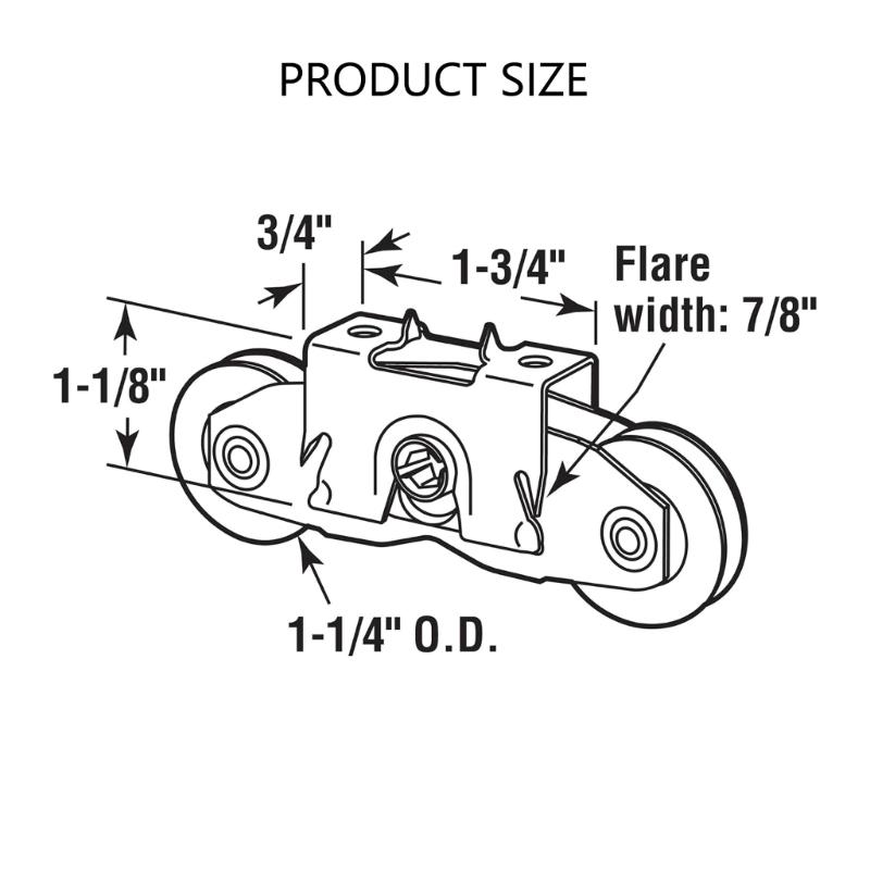 3pcs Patio Door  Roller Assembly Aluminum Sliding Glass Door Rollers Set Glidings Door Roller Assemblies for House