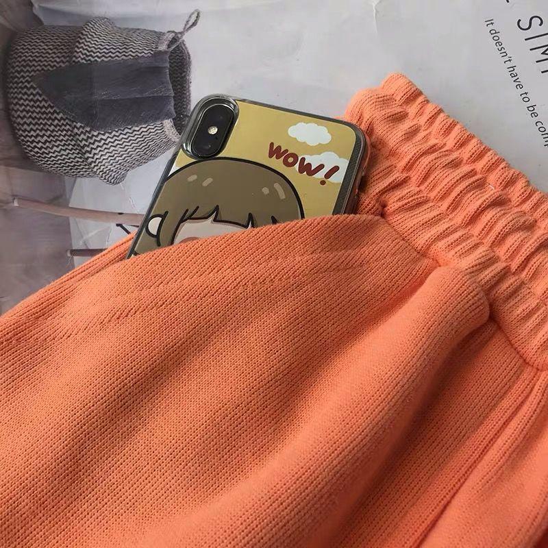 Šortky Ženy Léto Neformální Volný Potisk Stahovací šňůrka Volný čas Hip-hop Denní Univerzální Jogger Tepláky Kapsa Široká noha Krátký