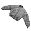 Winter Vintage Distressed Style Wrinkle Design Bomber Baseball Jacket Cotton American Hip Hop Coat Warm Parka