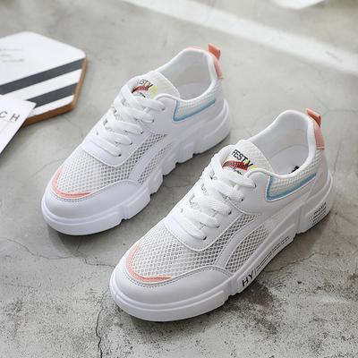 Fashion Breathable Summer Shoes Women's Platform Sneakers Soft Sole Casual Women Shoes Fashion Mesh Walking Shoes 2024 Tenis Femme