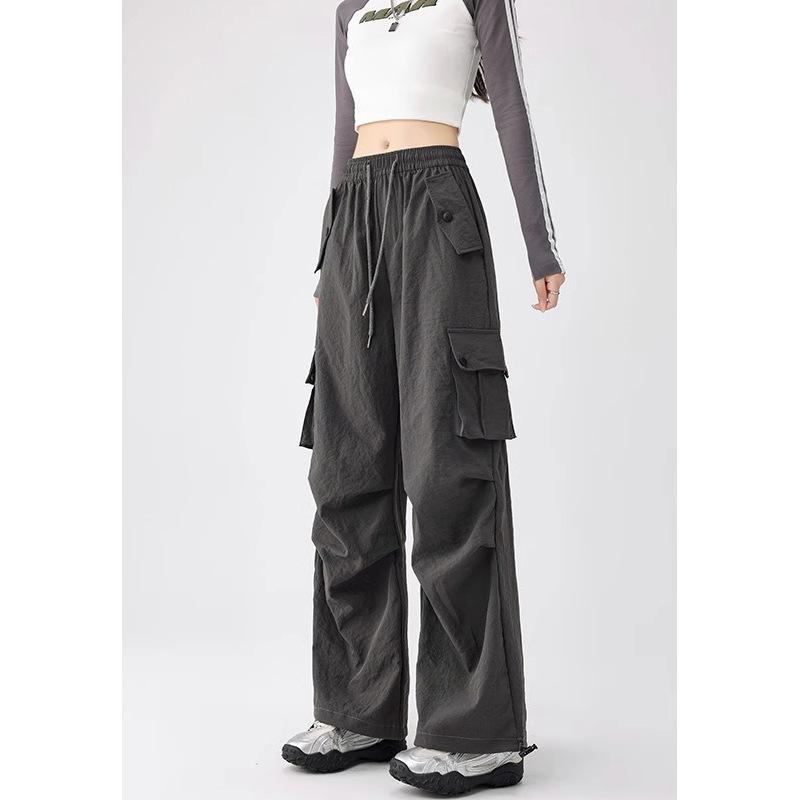 Casual Pants Women's Autumn New Waist Drape Quick-drying Wide-leg Sweatpants