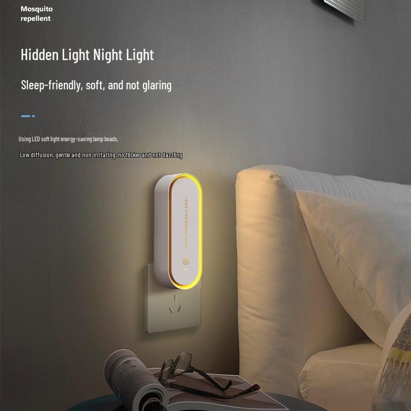 Ultrasonic Mosquito & Mite Repellent Night Light for Home & Baby