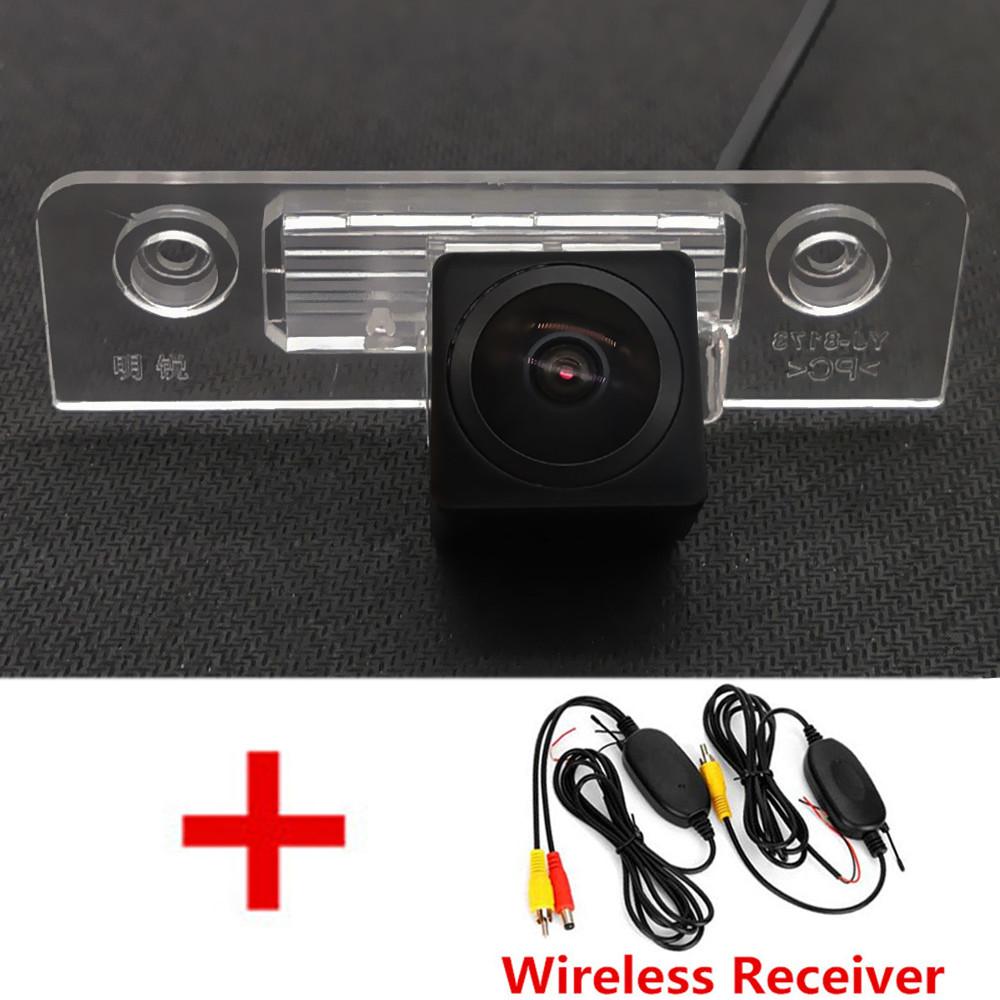 AHD Fisheye 12LED Dynamic Trajectory Car Rear View Camera For Skoda Octavia 5 A5 2008 2009 2010 2011 2012 2013 2014 2015