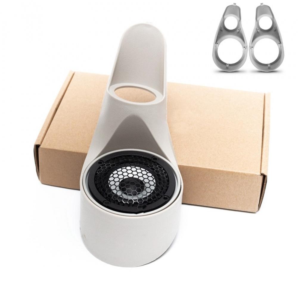 Paar Auto-Audio-Lautsprecher A-Säulen-Hochtöner-Halterung Dichtung Weiß Für 2 Zoll & 4 Zoll