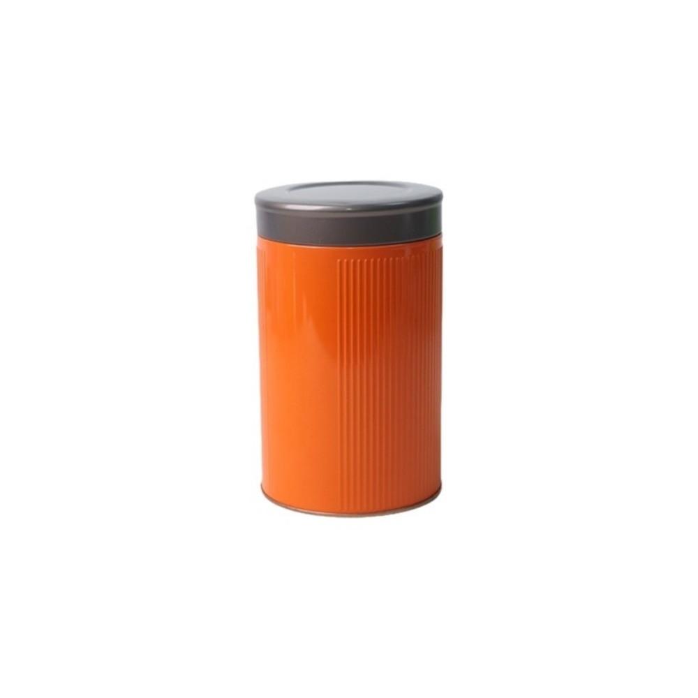 Circular Pattern Tea Storage Box Thickened Metal Storage Can Mini Tea Sealed Jar  Household Use