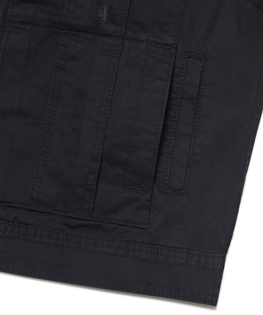 Nomanual I.P Damaged Jacket - Washed Black