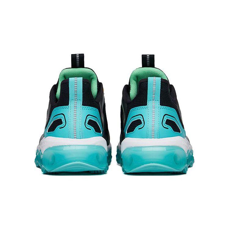 Anta Energy Ring Wear-Resistant Non-Slip Running Shoes Kids Sneakers Black Green 312225535-4