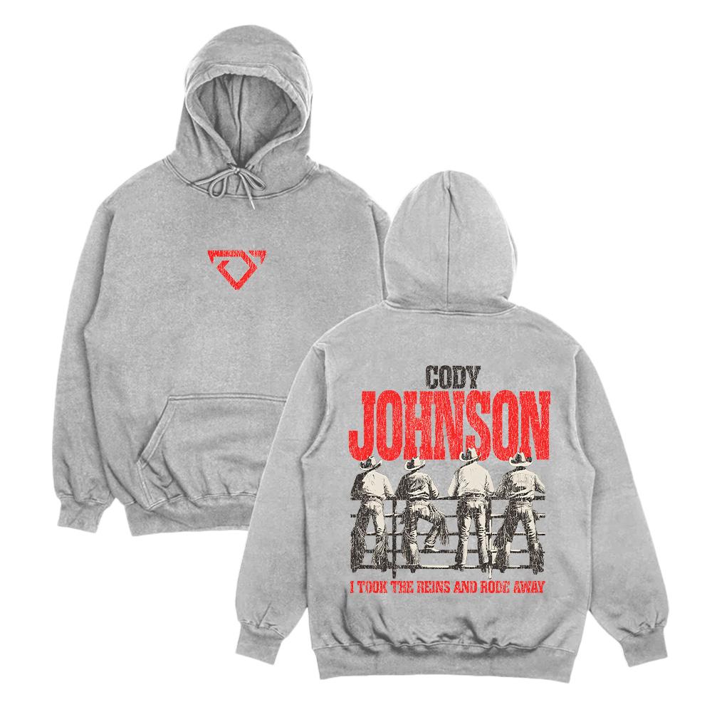 Cowboy Hoodie Cody Johnson Retro Grafik Kleidung Herren Damen Herbst Winter Langarm Sweatshirts Klassische Streetwear