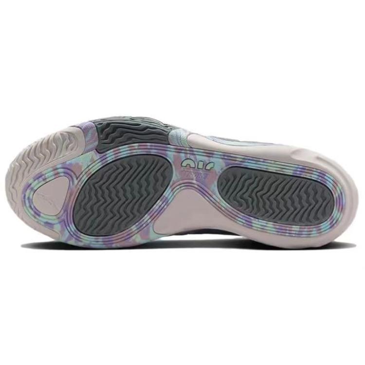 Jordan Tatum 2 Slip Resistant Abrasion Resistant Low top Basketball Shoes Men's Purple Gray White Asian Version FZ2203-600(team96-)