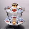Xumu Xuan Enamel Glass Gaiwan Teacup