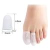 Natiform Finger Socks (5 Pairs, 10 Pack) Protective Toe Caps for Big Toe and Pinky Toe, Prevents Blisters and Toe Nails