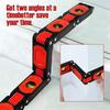 High Precision Magnetic Level Meter Multi-angle Angle Finder Gauge Folding Horizontal Ruler  Stairs