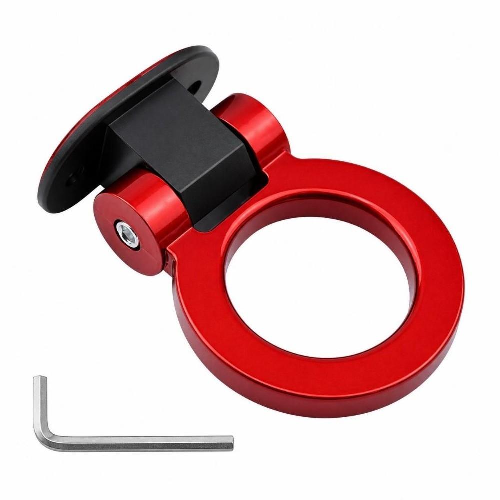 ABS Material Decoration Trailer Hooks Racing Ring Style Simulation Trailer Hook Cover  Car Styling