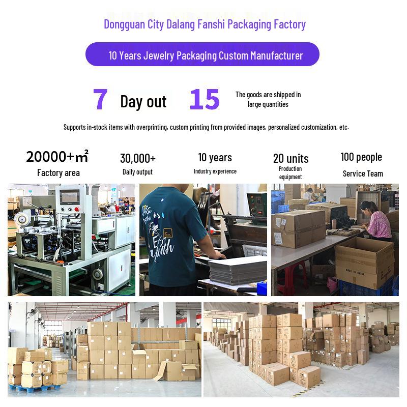 Black Right Angle Flip-top Jewelry Gift Box - Ring & Earring Packaging with Logo Printing