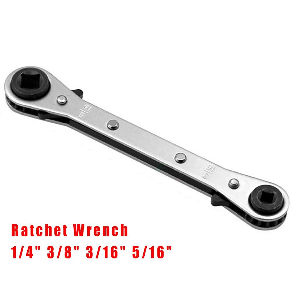 

Refrigeration Wrench Ratchet Wrench 1/4 3/8 3/16 5/16 Inch Port Top Sale