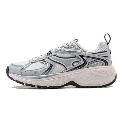 Li Ning 92 Cici V2 Versatile Simple Thick Sole Height Increasing Shock Absorbing Wear Resistant Low Top Casual Shoes Women Casual Shoes AGCU034-1