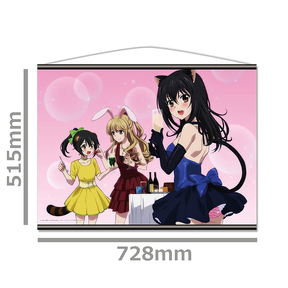 OVA Strike the Blood III B2 Tapestry B [Yukina Himeragi & Asagi Aiba & Nagisa Akatsuki]