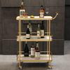 Modern White European 3-Tier Serving Cart
