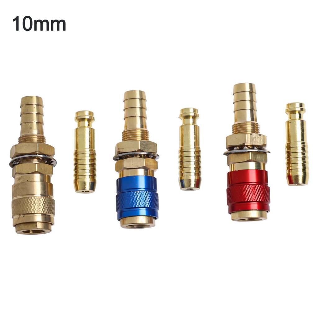 TIG Welding Compatible Gas & Water Quick Connector 10mm Inner Diameter For Tube Fitment with Reliable Performance