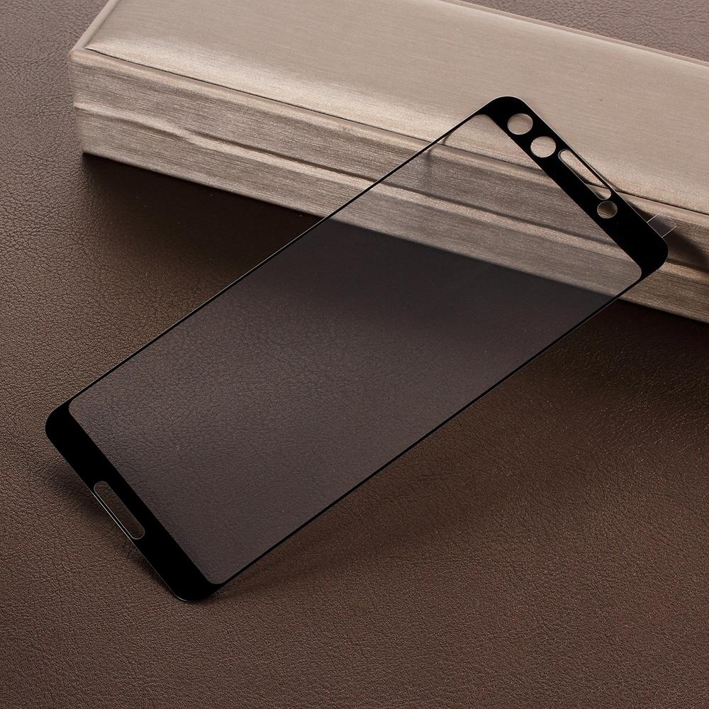 

Silk Printing Full Covering Tempered Glass Protector Guard for Google Pixel 3 Black