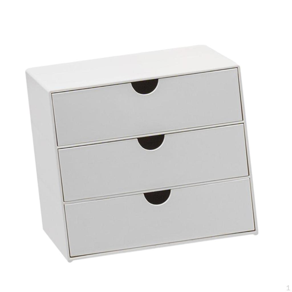 3 Drawer Desk Organizer Office Supplies Stationary