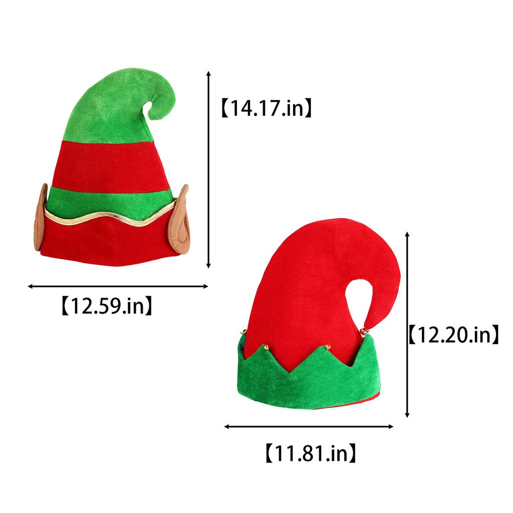 Unisex Fashion Classic Comfortable Christmas Hat Funny Christmas Hat Christmas New Year Festive Party Gift Dress-Up Accessories