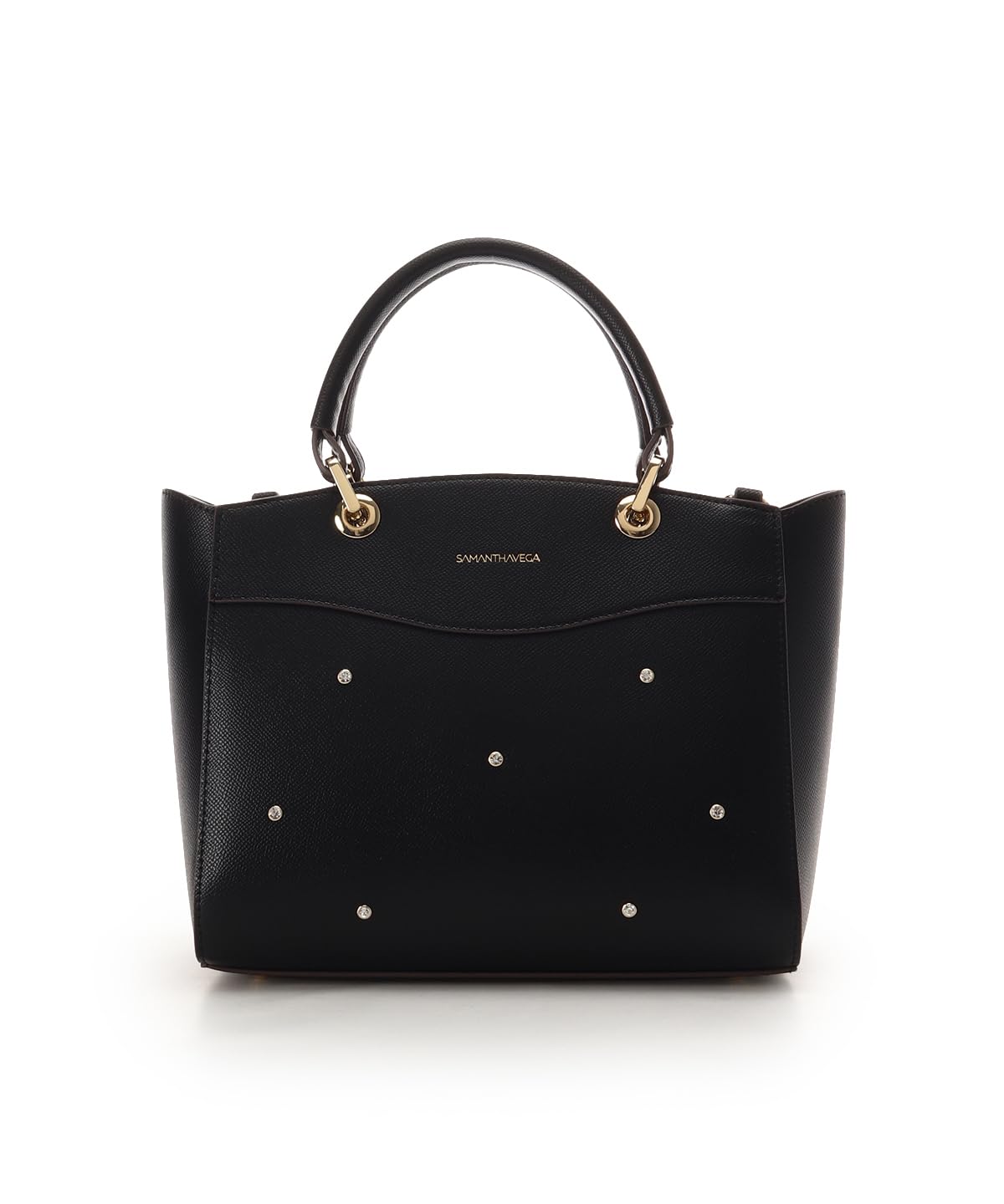 Сумка SAMANTHAVEGA с клубничным мотивом и плечевым ремнем, 2-в-1, чёрный