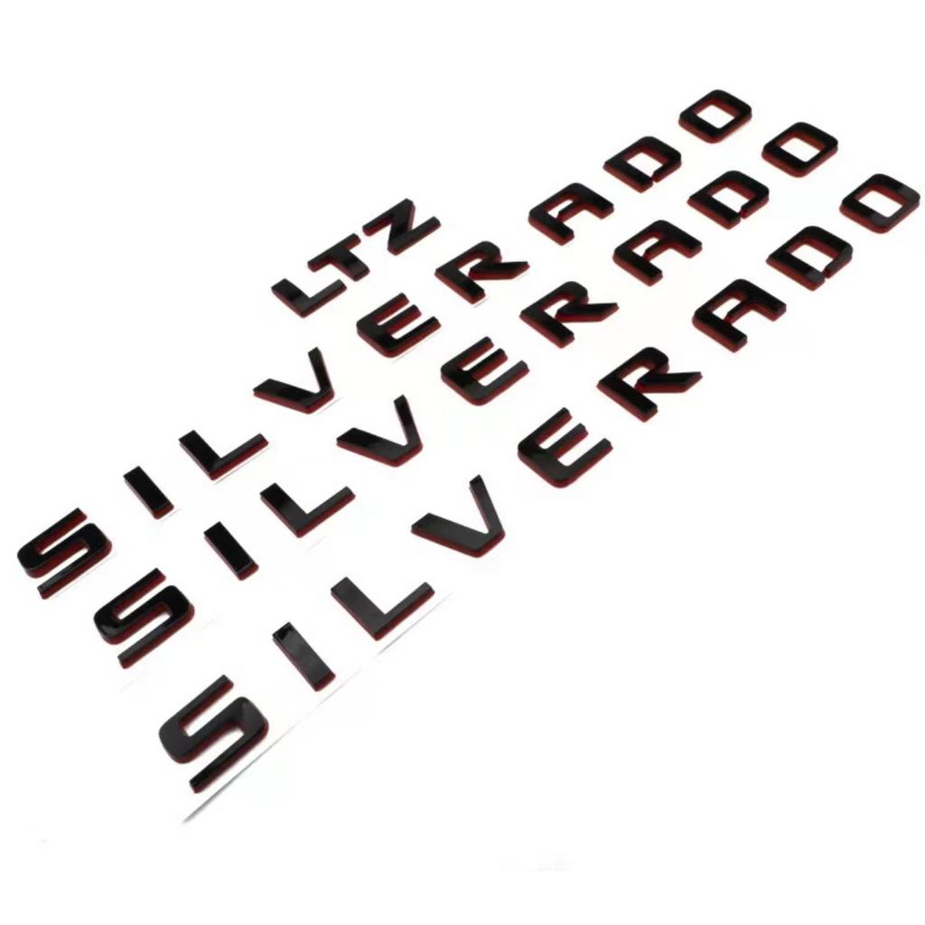 3D ABS Letters Emblem Applicable Car Styling Fender Truck Badge Nameplate Logo Sticker