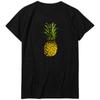 Unisexs Pineapple Graphic Tshirt Cotton Short Sleeve Summer Fashion Tee Print Top Casual Shirt For Unisex