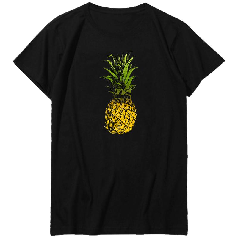 Unisexs Pineapple Graphic Tshirt Cotton Short Sleeve Summer Fashion Tee Print Top Casual Shirt For Unisex