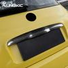 Real Hard Carbon Fiber Sticker For Fiat 500 08-23 Abarth 595 2012-2025 Abarth 695 2010-2025 Rear Trunk Lid Tailgate Handle Cover