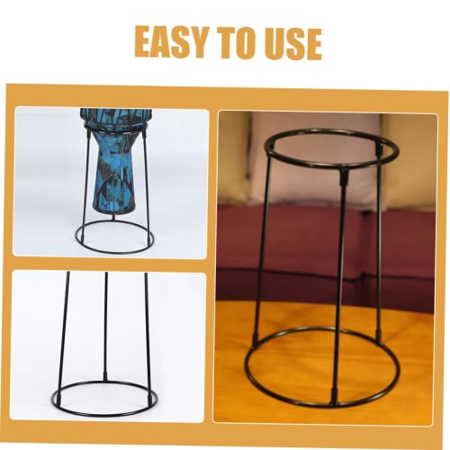 Vaguelly African Drum Stand, Practice Shelf, Drum Holder, Djembe Stand, Percussion Instrument Supplies, Drum Hardware Mount, Percussion Instrument Par