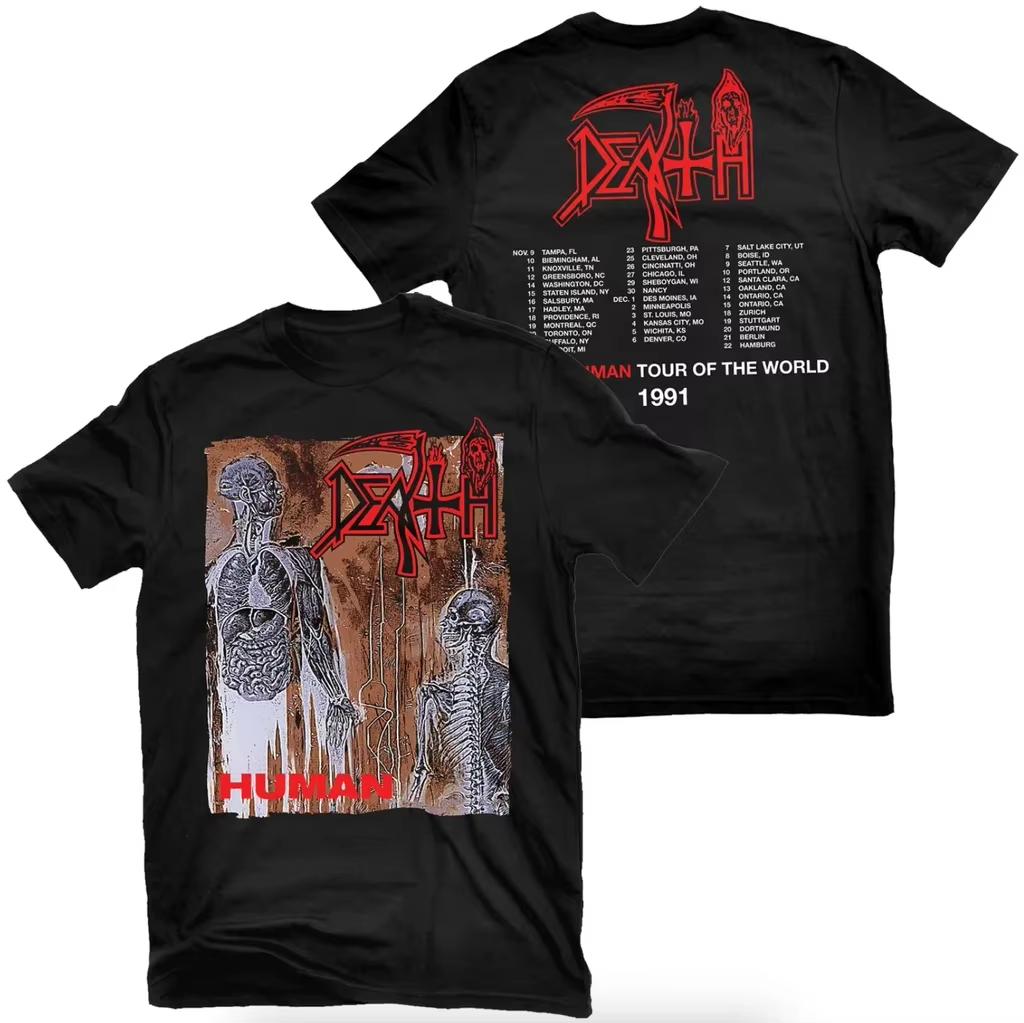 Humorous of Death Metal TShirt Men Women Summer Cotton Band T Shirt Death Metal Short Sleeve Tee Tops Women Clothing